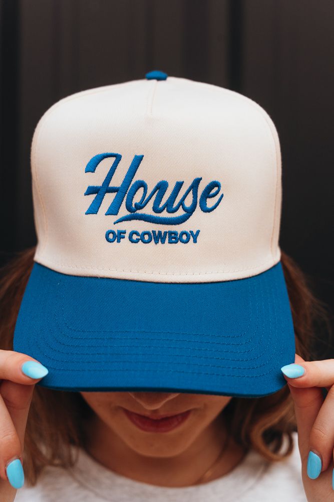 Blue House of Cowboy Hat